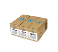 Toner noir compatible avec HP M602 M603 M4555 - 3x CE390X, 90X