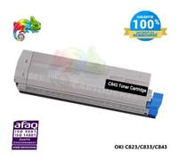 Toner Noir - OKI - 46471104 - 7000 Pages - Compatible avec OKI C823N, C823DN - Certifié ISO 19798