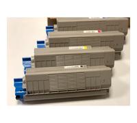 Toner OKI 44315320 pour ES6410 6410 - kit 4 Couleurs - Durée 6 000 Pages - Régénéré - Made in Italy