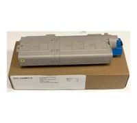 Toner OKI 46490605 pour C532 C542 MC563 MC573 532 542 573 563 - Jaune - 6.000 Pages - Régénéré Made in Italy