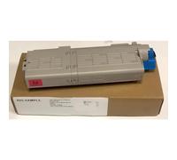 Toner OKI 46490606 pour C532 C542 MC563 MC573 532 542 573 563 - Magenta - 6.000 Pages - Régénéré Made in Italy