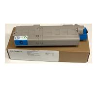 Toner OKI 46490607 pour C532 C542 MC563 MC573 532 542 573 563 - Cyan - 6.000 Pages - Régénéré Made in Italy