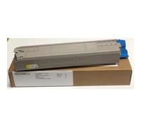 Toner OKI 47095701 pour C824 C834 C844 n dn 824 834 844 - Jaune - 5.000 Pages - Régénéré Made in Italy