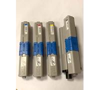 Toner OKI C310dn C330 C331 C510 C511 C530 C531 MC351 MC352 MC361 MC362 MC561 MC562 dn dnw - Kit 4 Couleurs - 2000 Pages - Régénéré Made in Italy