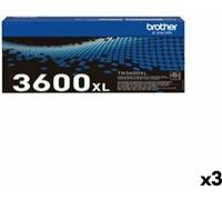 Toner original Brother HLL5210DN, 5210DW, 5215DN, 6210DW, 6410DN, DCPL551 noir (3 pièces)