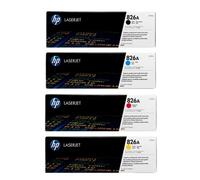 Toner Original HP Color LaserJet M855 X DN MFP Entreprise / 826A CF310A - CF313A
