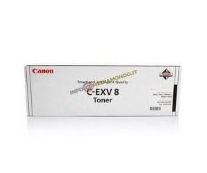 TONER ORIGINALE CANON 7629A002 / C-EXV8 - NERO - STAMPA 25000 PAGINE