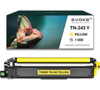 Toner pour Brother TN243Y-243Y TN243Y jaune (yellow) | Remplacement pour DCP-L3510CDW DCP-L3550CDW HL-L3270 MFC-L3770CDW