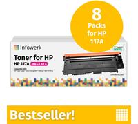 Toner pour HP 117A, Magenta, 8 pièces