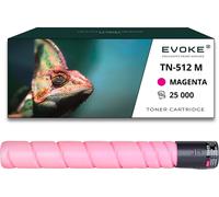 Toner pour Konica Minolta A33K352 / TN512M-TN512M A33K352 / TN512M Rouge (magenta) | Remplacement pour C554 C454