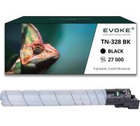 Toner pour Konica Minolta TN328K-TN328B TN328K noir (black) | Remplacement pour C 250 i C 300 i C 360 i
