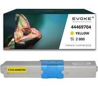 Toner pour OKI 44-310Y 44469704 Jaune (yellow) | Remplacement pour C310 C330 C510 MC351 MC352 MC361 MC362 MC562