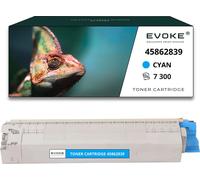 Toner pour OKI 45-853C 45862839 Bleu (cyan) | Remplacement pour MC853 MC853dn MC873 MC873dn MC883