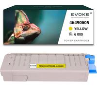 Toner pour OKI 46-C532Y 46490605 Jaune (yellow) | Remplacement pour C 532 DN C 542 DN MC 563 DN MC 573 DN