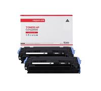 TONER Q6000A Q6000A Noir x 2 Compatible pour P- P Color LaserJet 1600 P Color LaserJet 2600N P Color LaserJet 2605DN P Color LaserJet 2605DTN P Color