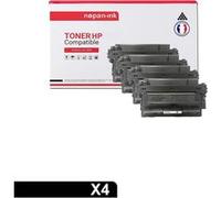 TONER Q7570A Q7570A Noir x 4 Compatible pour P-NOPAN-INK P LaserJet M5035 P LaserJet M5035xs MFP P LaserJet M5025 P LaserJet M5035x Noir G