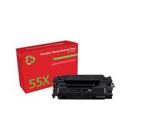 Toner remanufacturé Mono Everyday de Xerox compatible avec HP 55X (CE255X), Grande capacité