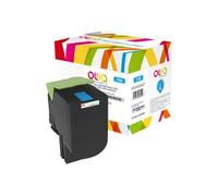 Toner remanufacturé OWA - haute capacité - Cyan - pour LEXMARK 70C2HC0, 70C2HCE