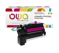 Toner remanufacturé OWA - haute capacité - Magenta - pour LEXMARK X792X2MG, X792X1MG