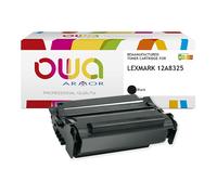 Toner remanufacturé OWA - haute capacité - Noir - pour LEXMARK 12A8325, 12A8425, 12A8644, IBM 75P6051