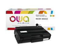 Toner remanufacturé OWA - haute capacité - Noir - pour RICOH 406522