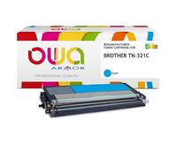 Toner remanufacturé OWA - standard - Cyan - pour BROTHER TN-321C