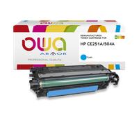 Toner remanufacturé OWA - standard - Cyan - pour HP CE251A, CANON 723C