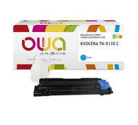 Toner remanufacturé OWA - standard - Cyan - pour KYOCERA TK-5135 C