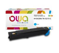 Toner remanufacturé OWA - standard - Cyan - pour KYOCERA TK-5215C