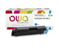 Toner remanufacturé OWA - standard - Cyan - pour KYOCERA TK-590 C