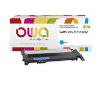 Toner remanufacturé OWA - standard - Cyan - pour SAMSUNG CLT-C406S/ELS