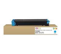 Toner remanufacturé OWA - standard - Cyan - pour SHARP MXC-38GTC, SHARP MXC-38GTC