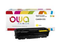 Toner remanufacturé OWA - standard - Jaune - pour CANON 055, T09 Y