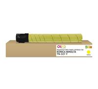 Toner remanufacturé OWA - standard - Jaune - pour KONICA MINOLTA TN-321Y, DEVELOP A33K2D0, OLIVETTI B1039