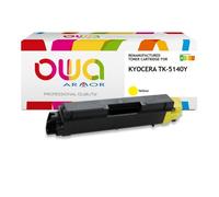 Toner remanufacturé OWA - standard - Jaune - pour KYOCERA TK-5140 Y
