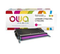Toner remanufacturé OWA - standard - Magenta - pour LEXMARK C746A1MG, C746A2MG