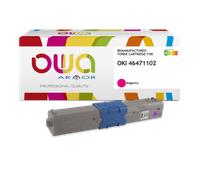 Toner remanufacturé OWA - standard - Magenta - pour OKI 46471102