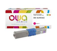 Toner remanufacturé OWA - standard - Magenta - pour OKI 46490402