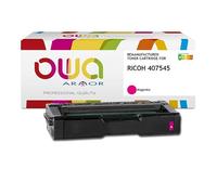 Toner remanufacturé OWA - standard - Magenta - pour RICOH 407545