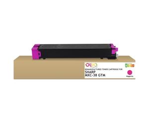 Toner remanufacturé OWA - standard - Magenta - pour SHARP MXC-38GTM, SHARP MXC-38GTM