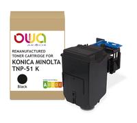 Toner remanufacturé OWA - standard - Noir - pour KONICA MINOLTA TNP-51 K, TNP-50 K