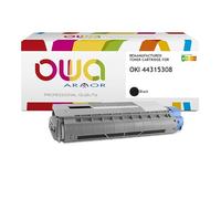 Toner remanufacturé OWA - standard - Noir - pour OKI 44315308