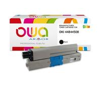 Toner remanufacturé OWA - standard - Noir - pour OKI 44844508