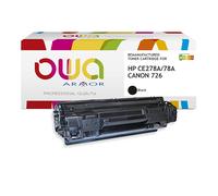Toner remanufacturé OWA - très très haute capacité - Noir - pour HP CE278A, CANON 726