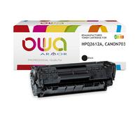 Toner remanufacturé OWA - très très haute capacité - Noir - pour HP Q2612A, CANON 703