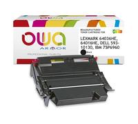 Toner remanufacturé OWA - très très haute capacité - Noir - pour LEXMARK 64036HE, 64016HE, DELL 593-10130, IBM 75P6960