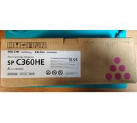 Toner Ricoh SP C360HE neuf, Blk 408184, Mg 408186, Cyan 408185, Yellow 408187