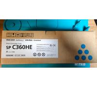 Toner Ricoh SP C360HE neuf, Blk 408184, Mg 408186, Cyan 408185, Yellow 408187