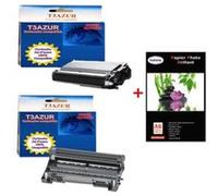 Toner+Tambour compatible TN3380+ DR3300+ Pack 20 papiers photos A6 230gr Tambour G