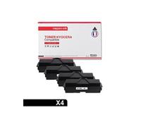TONER TK1100 TK1130 TK1140 TK1100 TK1130 TK1140 Noir x 4 Compatible pour KYOCERA- Kyocera FS-1110 Kyocera 1024MFP Kyocera 1124MFP Kyocera 1130MFP